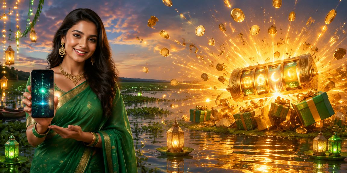 বাংলাদেশে জনপ্রিয় স্লট গেম খেলছেন একজন নারী
