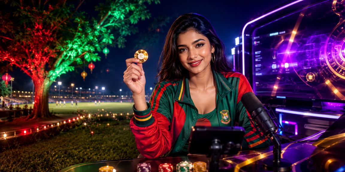 বগুড়ায় ক্রিকেট বেটিং উপভোগকরছেন একজন দর্শক