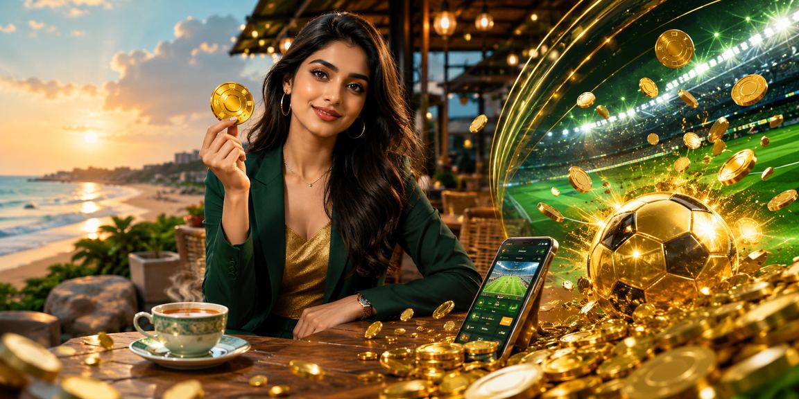 কক্সবাজার সমুদ্র সৈকতে মোবাইল অ্যাপে বেটিং উপভোগ করছেন একজন ব্যবহারকারী